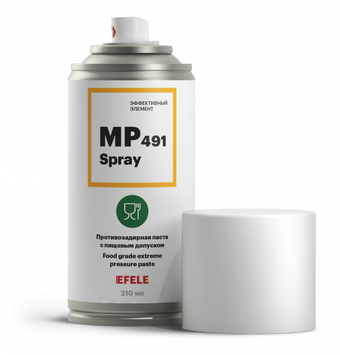 Противозадирная паста EFELE MP-491 Spray с пищевым допуском NSF H1